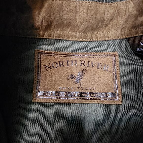 North River Outfitters long sleeve shirt with embroidered deer Size Medium 2249 - Picture 5 of 6